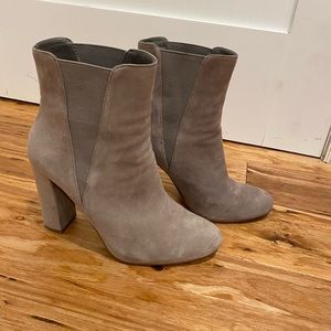 Steve Madden gray booties